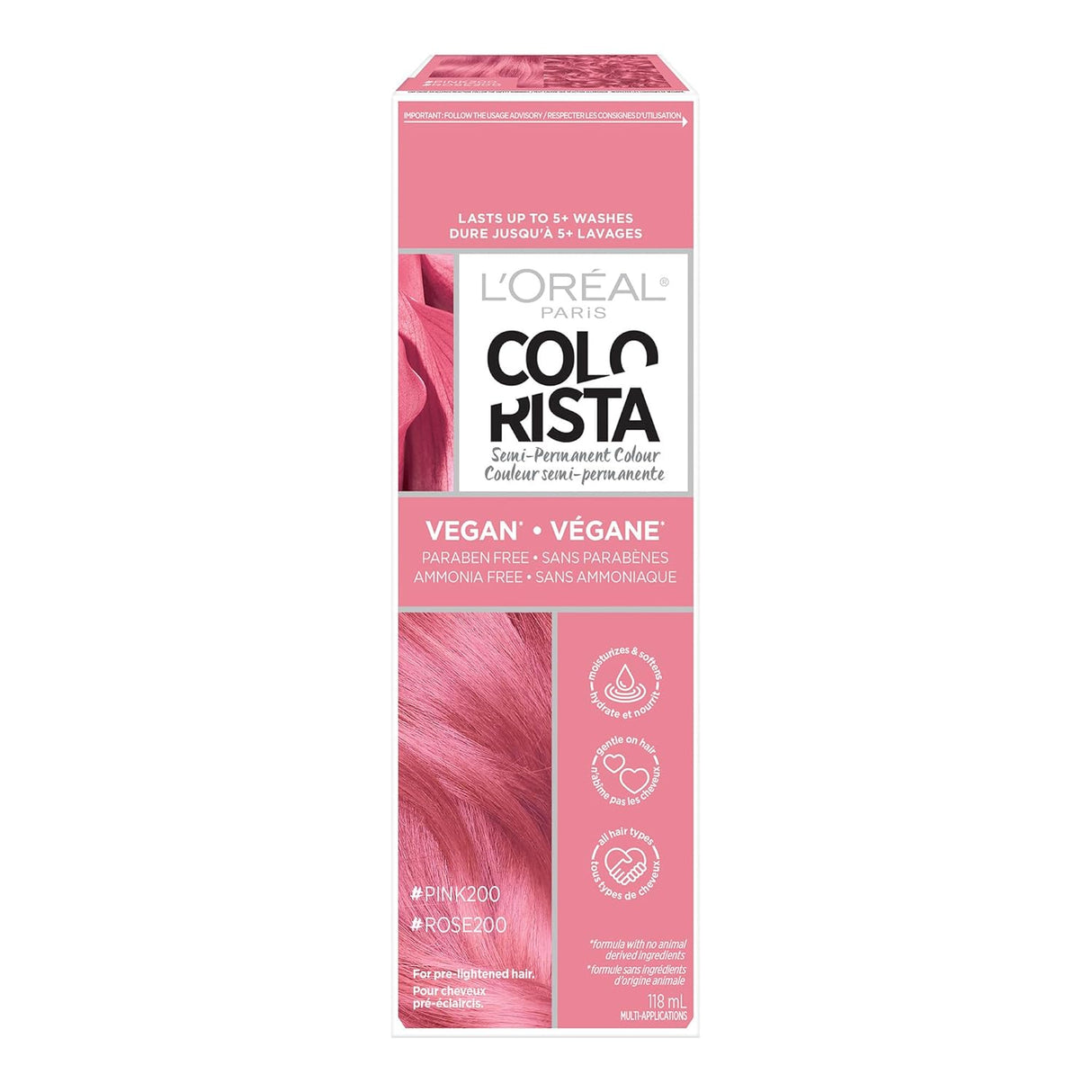 L'ORÉAL PARIS Colorista Semi Permanent Hair Color - 200 Pink-071249337783-LR-361754-1-LR eShop