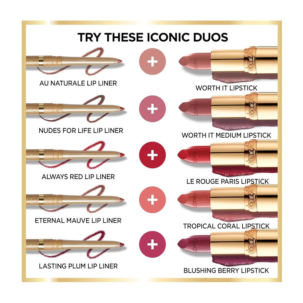 L'ORÉAL PARIS Colour Riche Lip Liner with Omega 3 and Vitamin E, 705 Beyond Pink, 0.007 oz.-071249081112-LR-172540-7-LR eShop