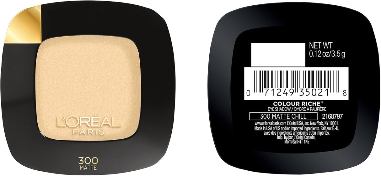 L'ORÉAL PARIS Colour Riche Monos Eyeshadow, 300 Matte Chill, 0.12 oz.-071249350218-LR-315124-3-LR eShop