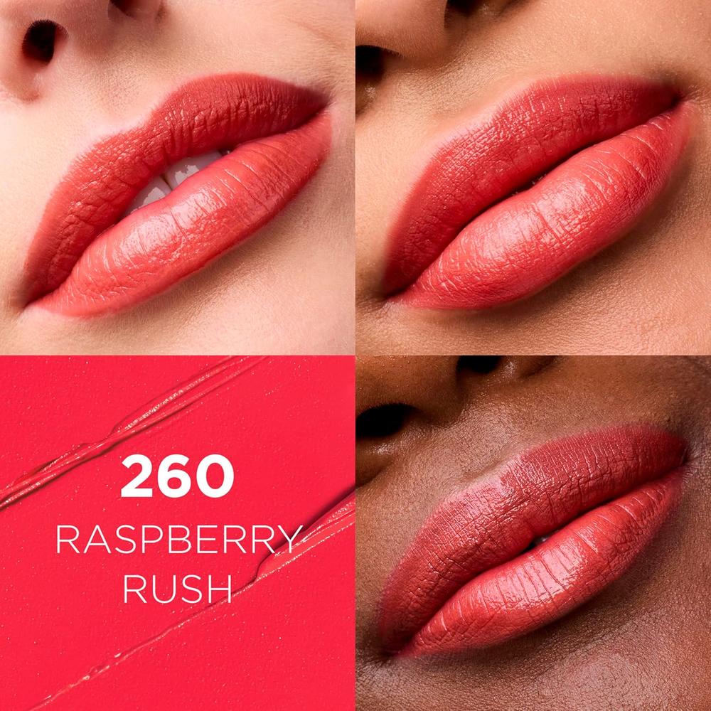L'ORÉAL PARIS Colour Riche Original Satin Lipstick for Moisturized Lips, 260 Raspberry Rush, 0.13 oz.-071249256268-LR-250532-2-LR eShop