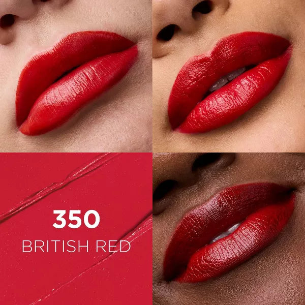 L'ORÉAL PARIS Colour Riche Original Satin Lipstick for Moisturized Lips, 350 British Red, 0.13 oz.-071249045770-LR-132612-2-LR eShop