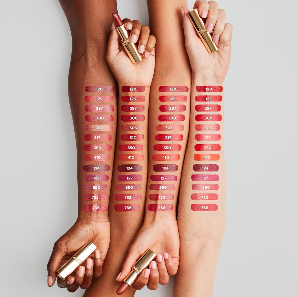 L'ORÉAL PARIS Colour Riche Original Satin Lipstick for Moisturized Lips, 410 Volcanic, 0.13 oz.-071249045787-LR-132613-3-LR eShop