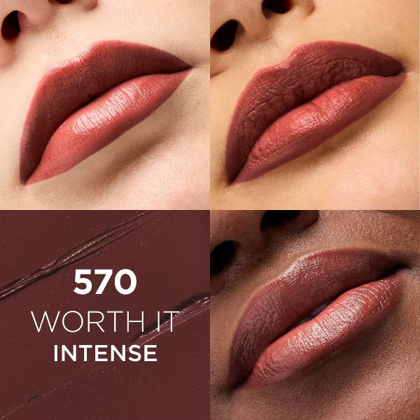 L'ORÉAL PARIS Colour Riche Original Satin Lipstick for Moisturized Lips, 570 Worth It Intense, 0.13 oz.-071249690840-LR-356335-3-LR eShop