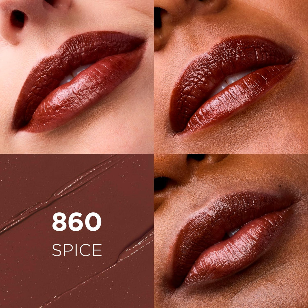 L'ORÉAL PARIS Colour Riche Original Satin Lipstick for Moisturized Lips, 860 Spice, 0.13 oz.-071249046029-LR-132648-2-LR eShop