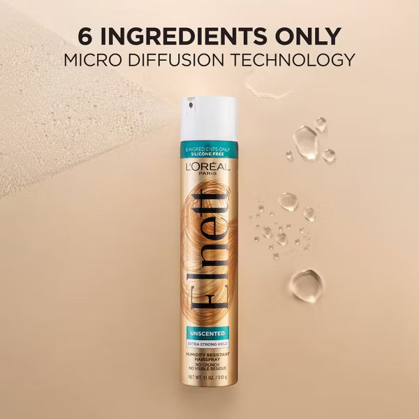 L'ORÉAL PARIS Elnett Satin Extra Strong Hold Unscented Hair Spray, 11 fl. oz.-071249221136-LR-251916-4-LR eShop