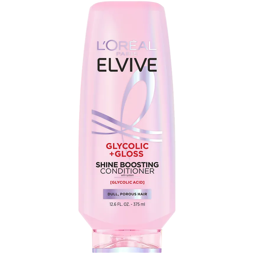 L'ORÉAL PARIS Elvive Glycolic + Gloss Shine Boosting Conditioner, 12.6 oz-071249704332-LR-361643-1-LR eShop