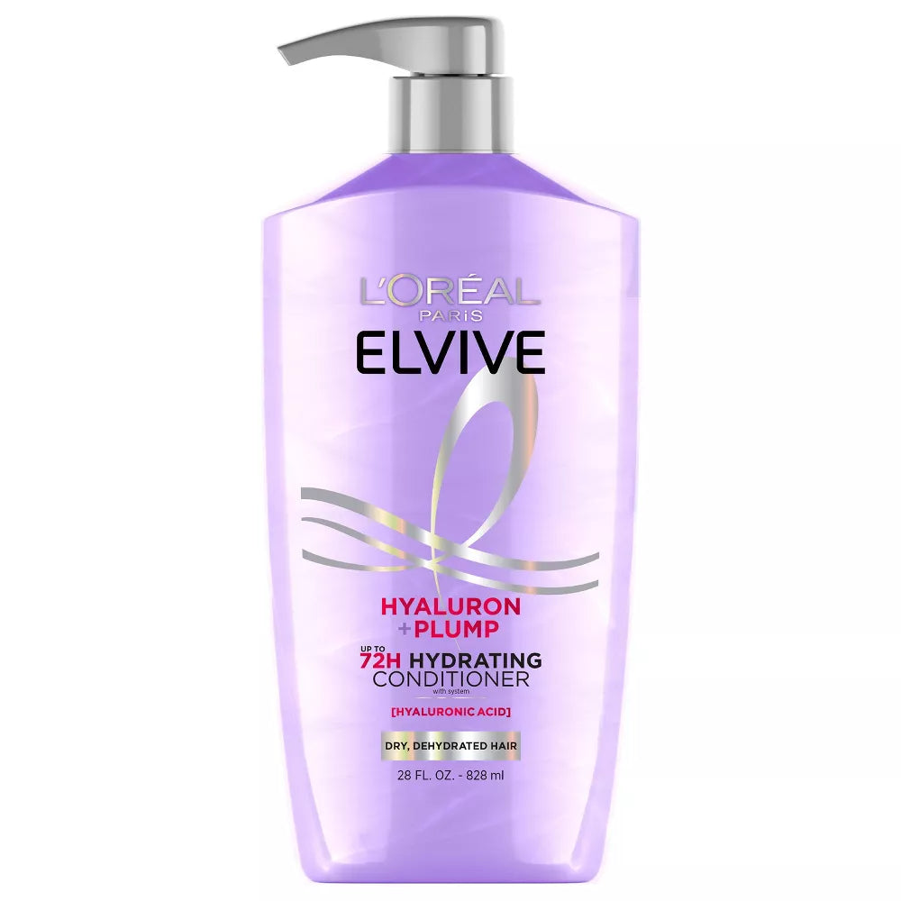 L'ORÉAL PARIS Elvive Hyaluron Plump Hydrating Conditioner for Dry Hair, 28 oz-071249672884-LR-361635-1-LR eShop
