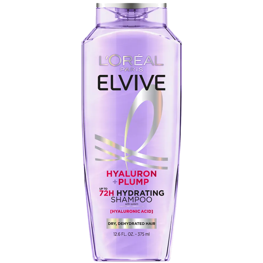 L'ORÉAL PARIS Elvive Hyaluron + Plump Hydrating Shampoo for Dehydrated and Dry Hair, 12.6 fl oz-071249665671-LR-348959-1-LR eShop