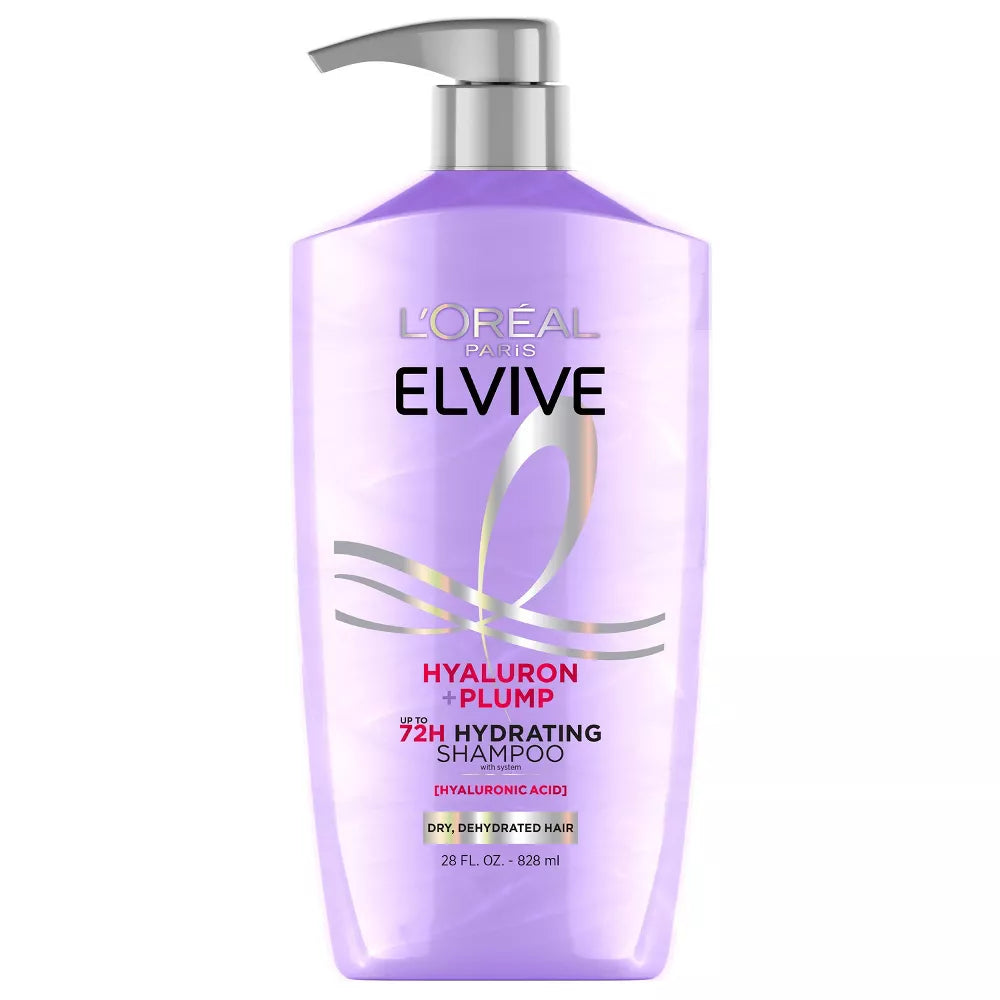 L'ORÉAL PARIS Elvive Hyaluron Plump Hydrating Shampoo for Dry Hair, 28 oz-071249673478-LR-361636-1-LR eShop