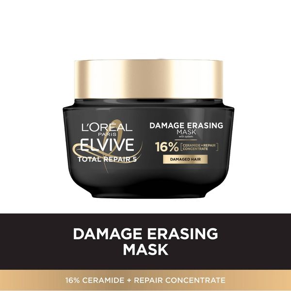 L'ORÉAL PARIS Elvive Total Hair Repair 5 Damage Erasing Balm, 8.5 oz-071249240106-LR-361607-2-LR eShop