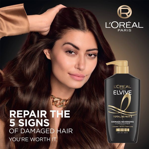 L'ORÉAL PARIS Elvive Total Repair 5 Repairing Conditioner, 28 oz-071249358191-LR-361622-3-LR eShop