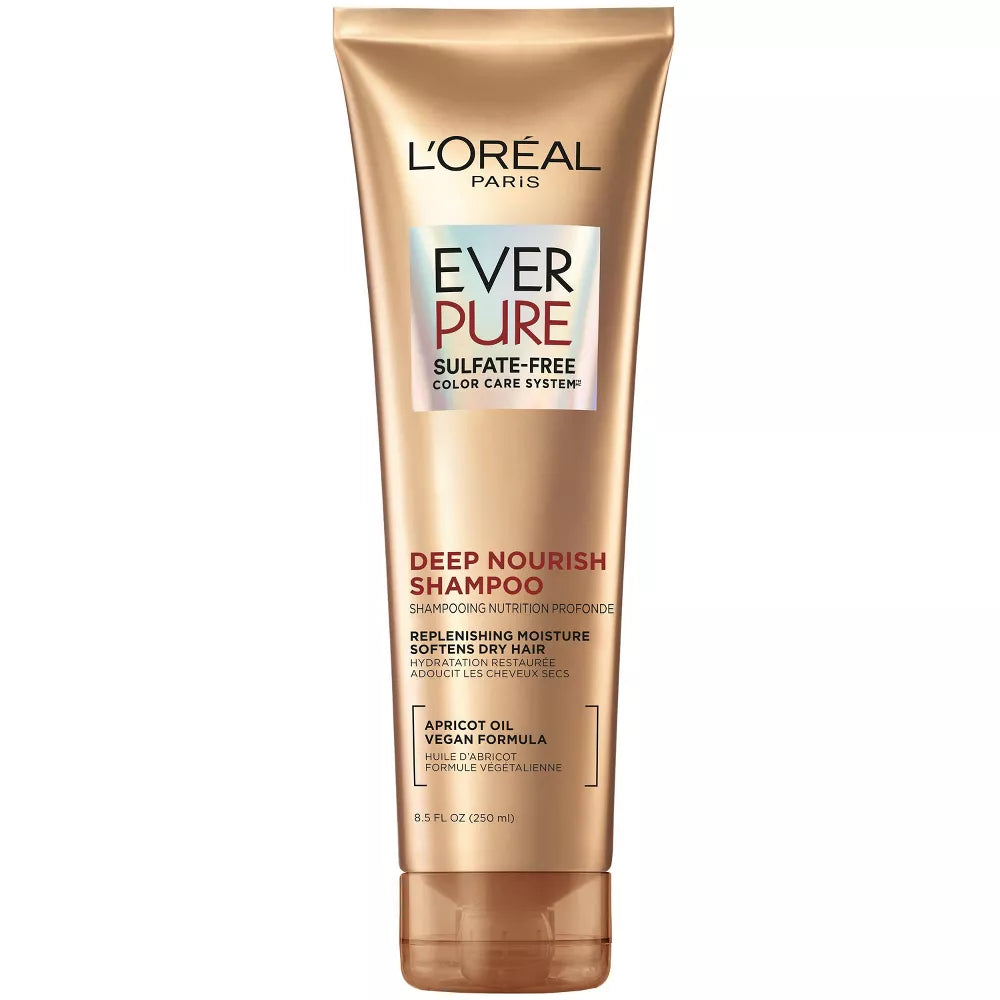 L'ORÉAL PARIS EverPure Creme Sulfate Free Deep Nourish Shampoo, 8.5 oz-071249341384-LR-361615-1-LR eShop