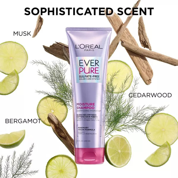 L'ORÉAL PARIS EverPure Moisture Rosemary Oil Conditioner for Dry Hair, 8.5 fl. oz.-071249341254-LR-310302-4-LR eShop