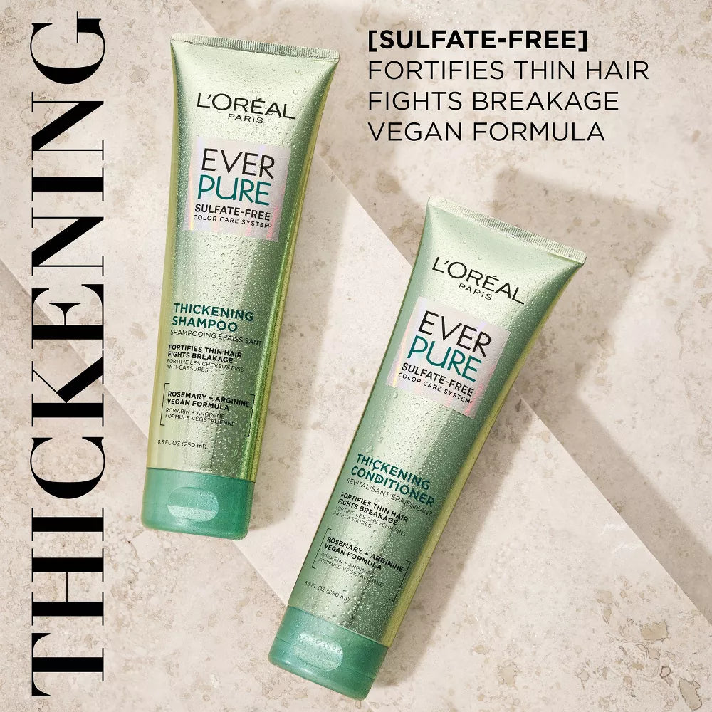 L'ORÉAL PARIS EverPure Strong Sulfate-Free Thickening Conditioner, 8.5 oz-071249341339-LR-361614-3-LR eShop