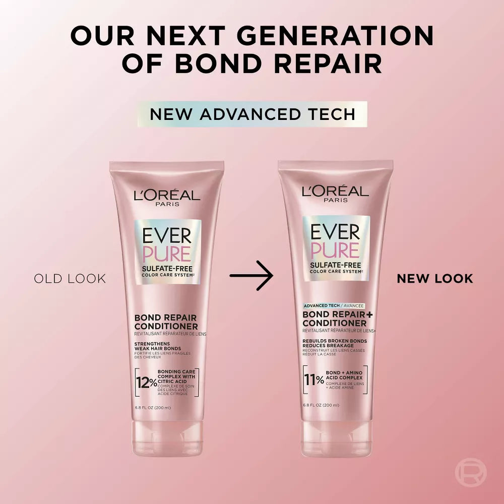 L'ORÉAL PARIS EverPure Sulfate Free Bond Repair Color Care Shampoo, 2.5 oz-071249708927-LR-361647-11-LR eShop