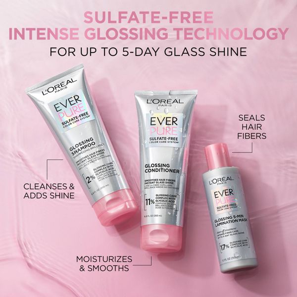 L'ORÉAL PARIS EverPure Sulfate Free Hair Gloss Glossing Lamination Mask, 5.1 oz-071249689677-LR-361639-6-LR eShop