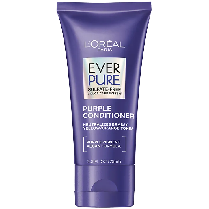 L'ORÉAL PARIS EverPure Sulfate Free Purple Conditioner for Colored Hair, Travel Size, 2.5 fl. oz.-071249685242-LR-358713-1-LR eShop
