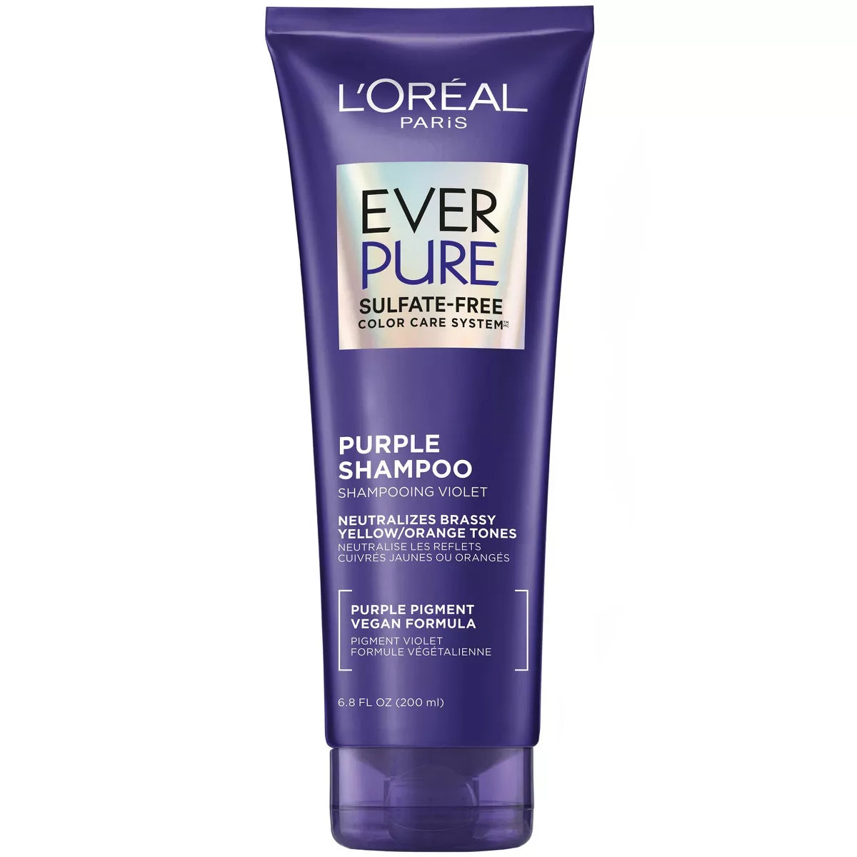 L'ORÉAL PARIS EverPure Sulfate Free Purple Shampoo for Colored Hair, 6.8 fl. oz.-071249395349-LR-335806-1-LR eShop
