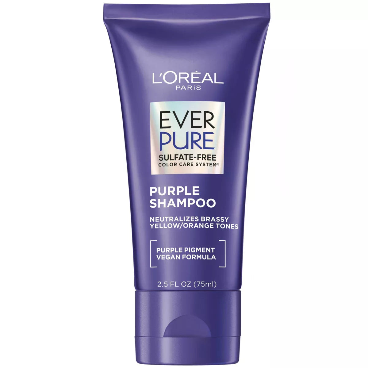 L'ORÉAL PARIS EverPure Sulfate Free Purple Shampoo for Colored Hair, Travel Size, 2.5 fl. oz.-071249685235-LR-358712-1-LR eShop