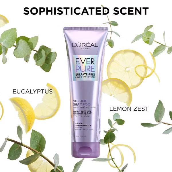 L'ORÉAL PARIS EverPure Sulfate Free Volume Shampoo, 8.5 fl oz-071249341261-LR-310315-3-LR eShop