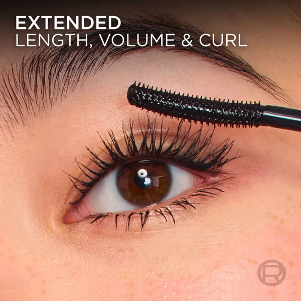 L'ORÉAL PARIS Extensionist Curling & Lengthening Mascara, 997 Waterproof Black, 0.41 fl oz-071249702796-LR-360816-8-LR eShop