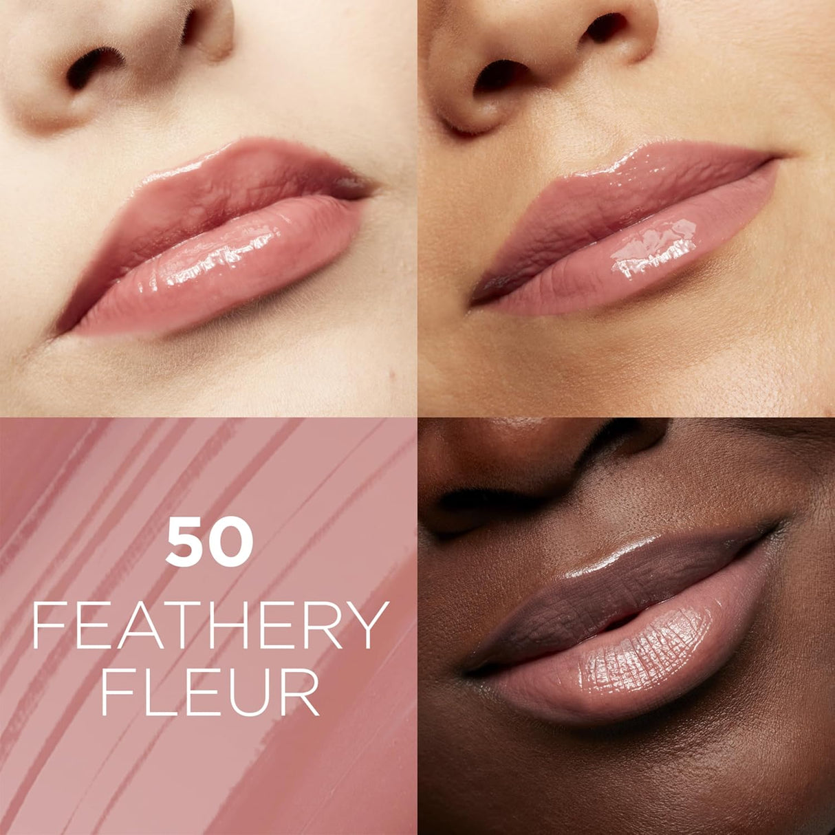 L'ORÉAL PARIS Glow Paradise Hydrating Tinted Lip Balm-in-Gloss with Pomegranate Extract, 050 Feathery Fleur, 0.23 fl oz-071249650134-LR-342425-2-LR eShop