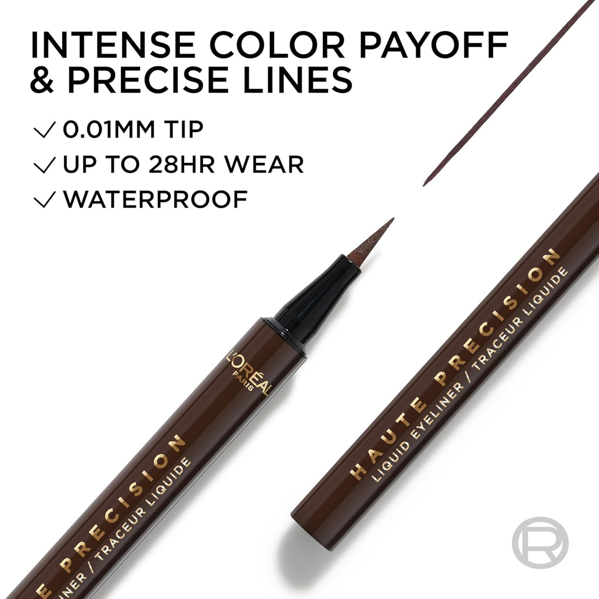 L'ORÉAL PARIS Haute Precision Waterproof Liquid Eyeliner, 020 Brown Leather-071249705568-LR-360328-3-LR eShop