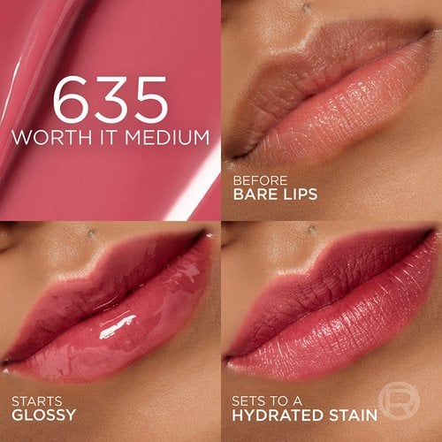 L'ORÉAL PARIS Hyaluron Tint Lip Stain Serum, 635 Worth It Medium-071249704394-LR-360311-3-LR eShop
