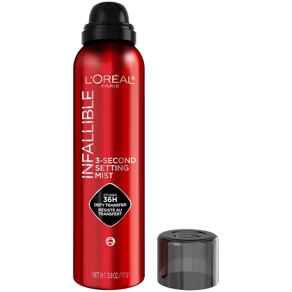 L'ORÉAL PARIS Infallible 3-Second Setting Mist Up to 36 Hour Wear Setting Spray, 3.9 oz-071249707586-LR-360337-1-LR eShop