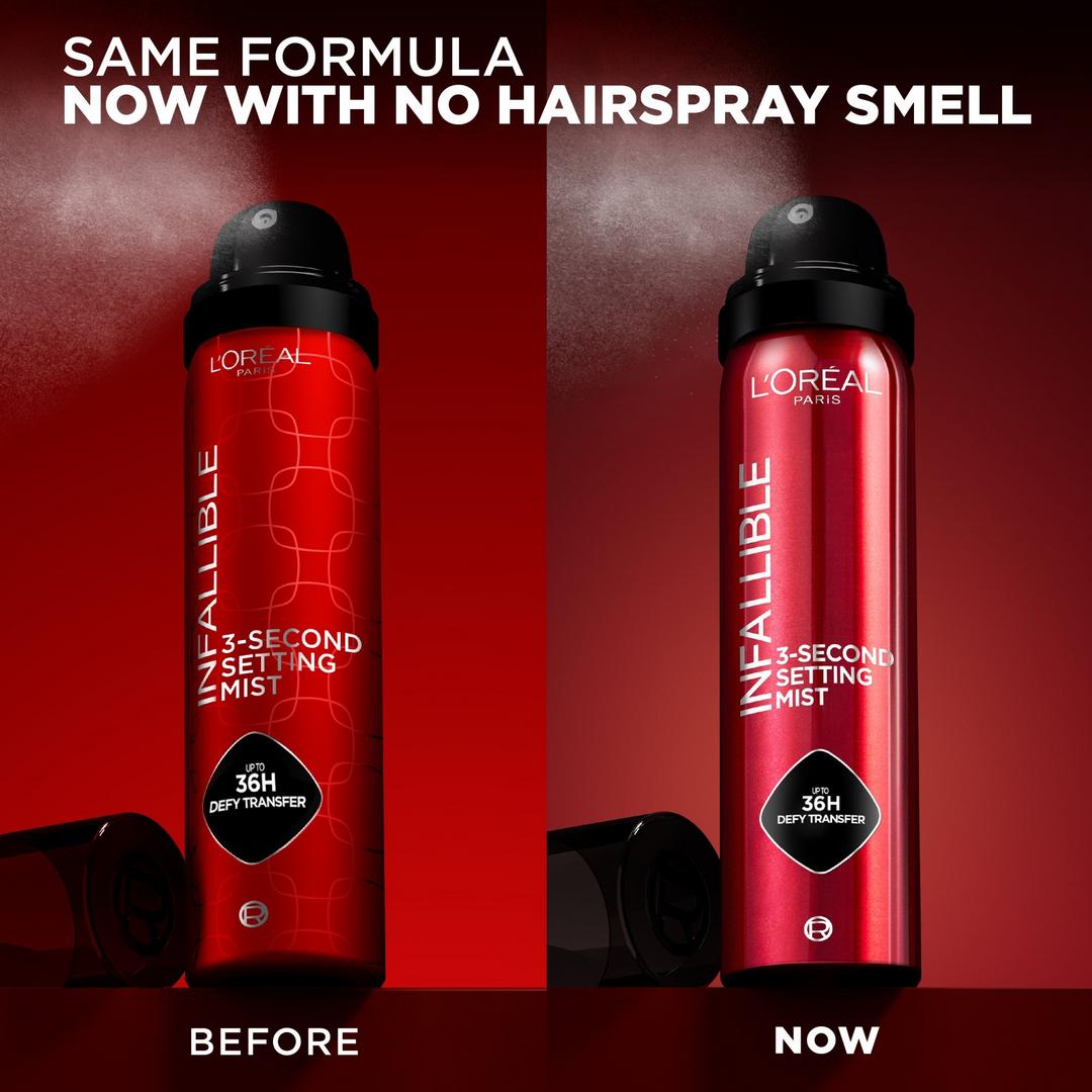 L'ORÉAL PARIS Infallible 3-Second Setting Mist Up to 36 Hour Wear Setting Spray, Carded-071249707807-LR-361106-6-LR eShop