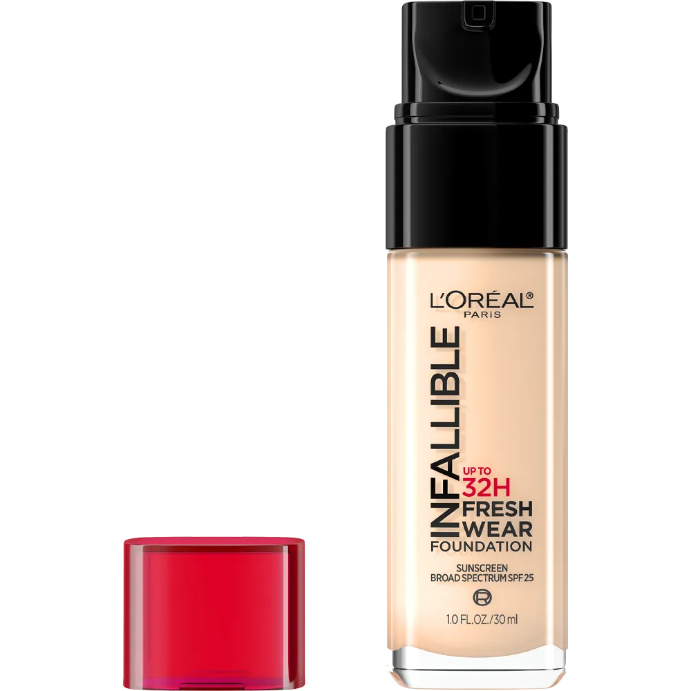 L'ORÉAL PARIS Infallible 32 Hour Fresh Wear Lightweight Foundation, 412 Warm Ivory, 1 oz.-071249408063-LR-333991-1-LR eShop