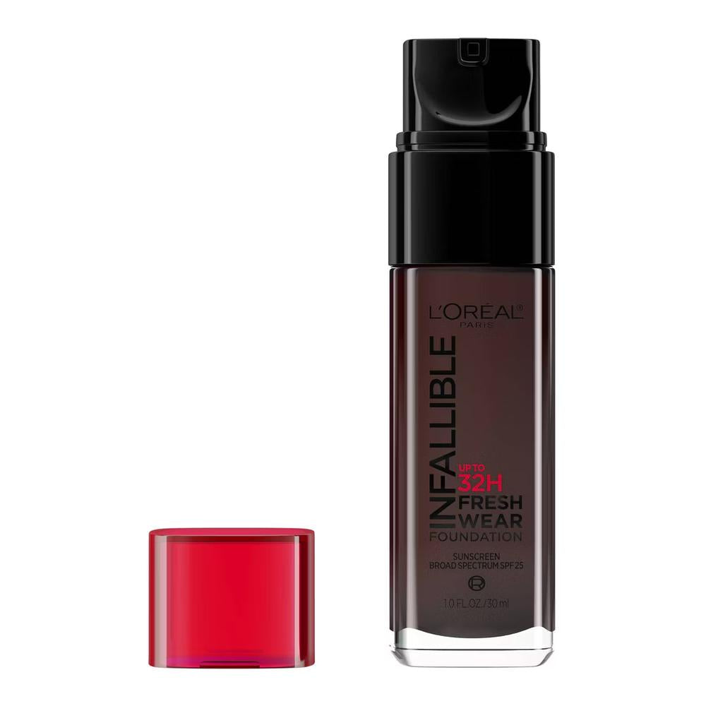 L'ORÉAL PARIS Infallible 32 Hour Fresh Wear Lightweight Foundation, 545 Ebony, 1 oz.-071249384718-LR-327213-1-LR eShop