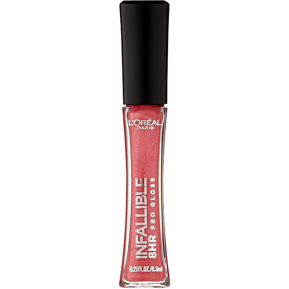 L'ORÉAL PARIS Infallible 8 Hour Pro Lip Gloss, Hydrating Finish, 125 Bloom, 0.21 fl. oz.-071249135372-LR-184540-1-LR eShop