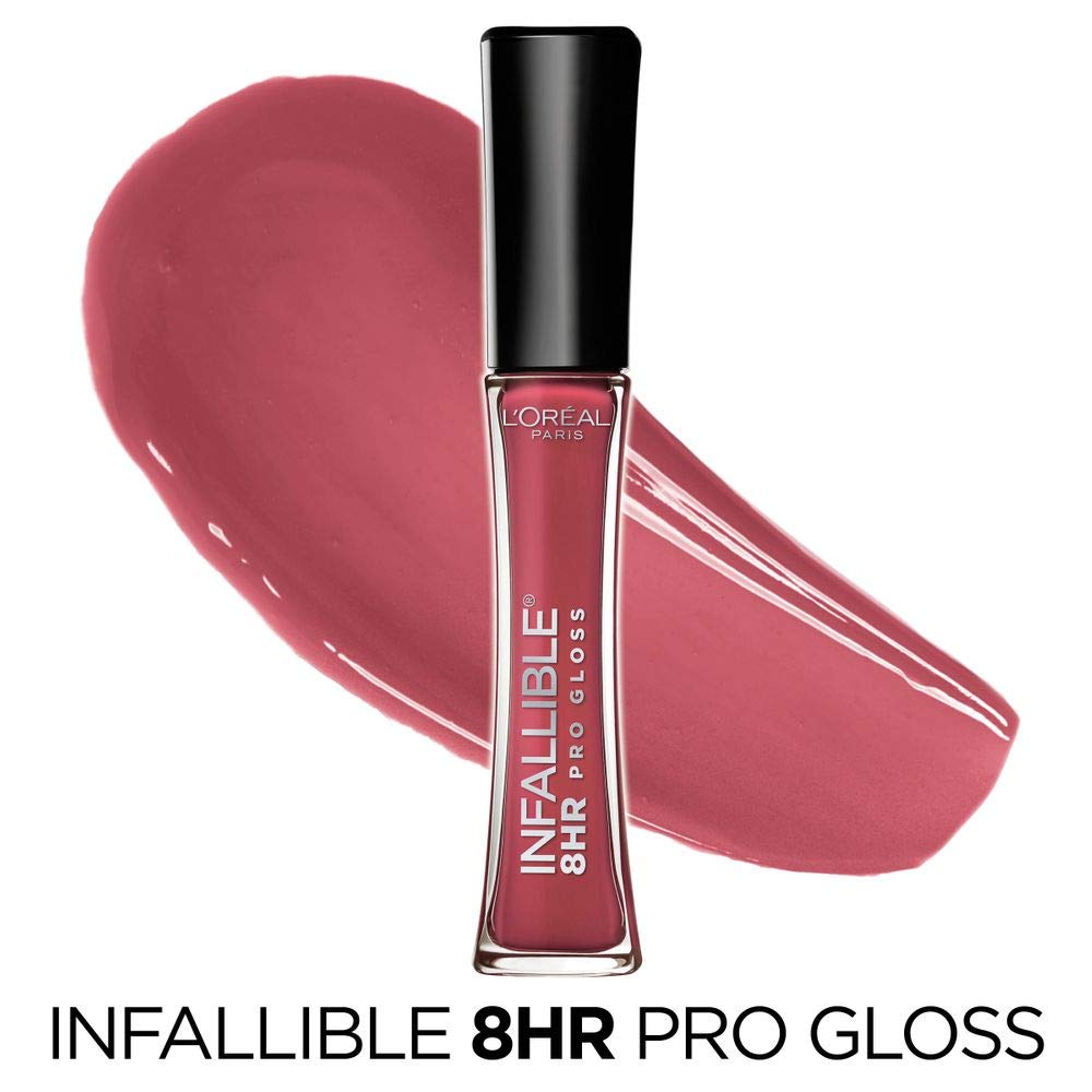 L'ORÉAL PARIS Infallible 8 Hour Pro Lip Gloss, Hydrating Finish, 125 Bloom, 0.21 fl. oz.-071249135372-LR-184540-2-LR eShop