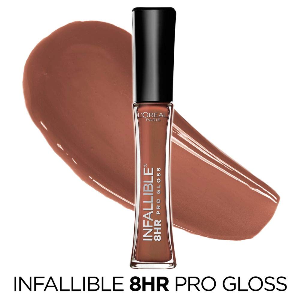L'ORÉAL PARIS Infallible 8 Hour Pro Lip Gloss, Hydrating Finish, 815 Barely Nude, 0.21 fl. oz.-071249135334-LR-184551-2-LR eShop