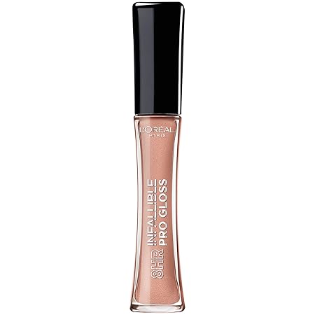 L'ORÉAL PARIS Infallible 8 Hour Pro Lip Gloss, Hydrating Finish, 875 Nude Petal, 0.21 fl. oz.-071249628928-LR-338290-1-LR eShop