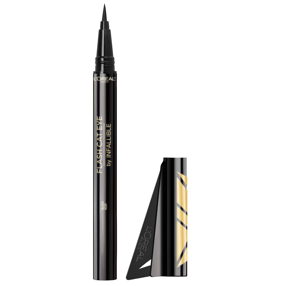 L'ORÉAL PARIS Infallible Flash Cat Eye Waterproof Brush Tip Liquid Eyeliner, 220 Black, 0.018 oz.-071249386033-LR-331882-3-LR eShop