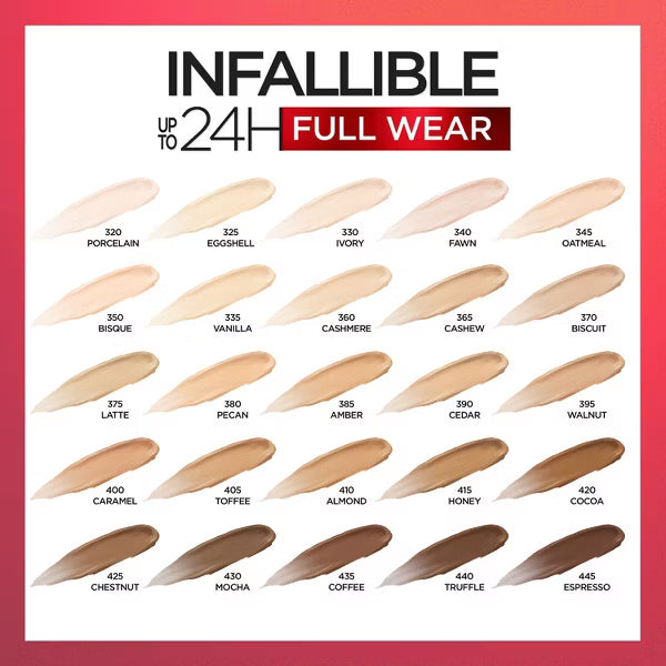 L'ORÉAL PARIS Infallible Full Wear Concealer Waterproof, Full Coverage, 330 Ivory, 0.33 fl. oz.-071249382417-LR-327194-6-LR eShop