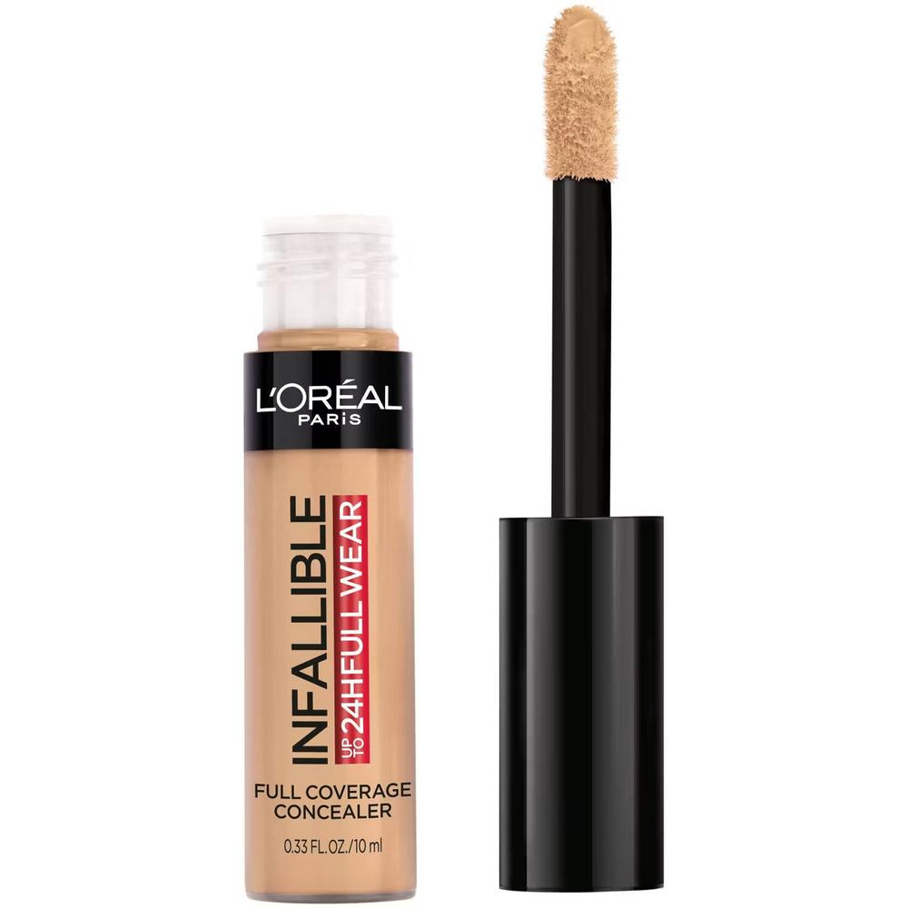 L'ORÉAL PARIS Infallible Full Wear Concealer Waterproof, Full Coverage, 385 Amber, 0.33 fl. oz.-071249382516-LR-327180-1-LR eShop
