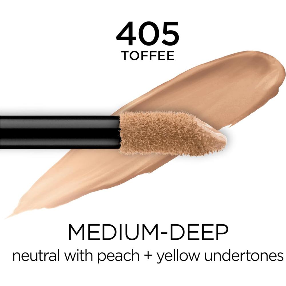 L'ORÉAL PARIS Infallible Full Wear Concealer Waterproof, Full Coverage, 405 Toffee, 0.33 fl. oz.-071249382554-LR-327200-2-LR eShop
