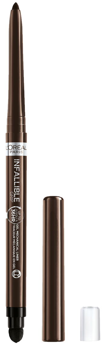 L'ORÉAL PARIS Infallible Grip Mechanical Gel Makeup Eyeliner, 220 Brown Denim, 0.01 oz-071249663615-LR-347234-2-LR eShop