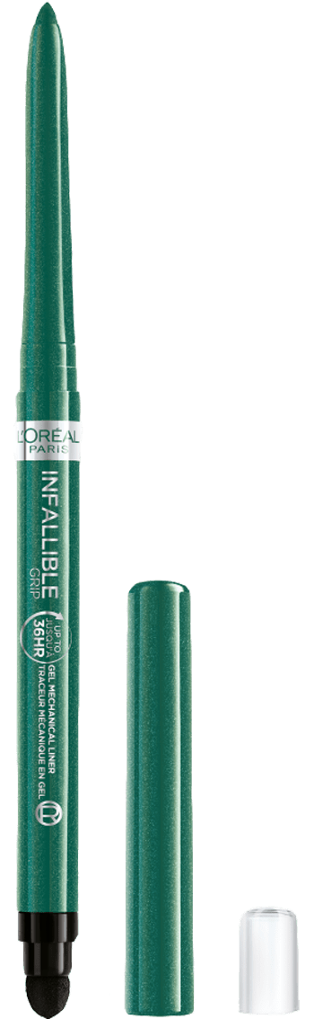 L'ORÉAL PARIS Infallible Grip Mechanical Gel Makeup Eyeliner, 250 Emerald Green, 0.01 oz-071249663660-LR-347231-2-LR eShop