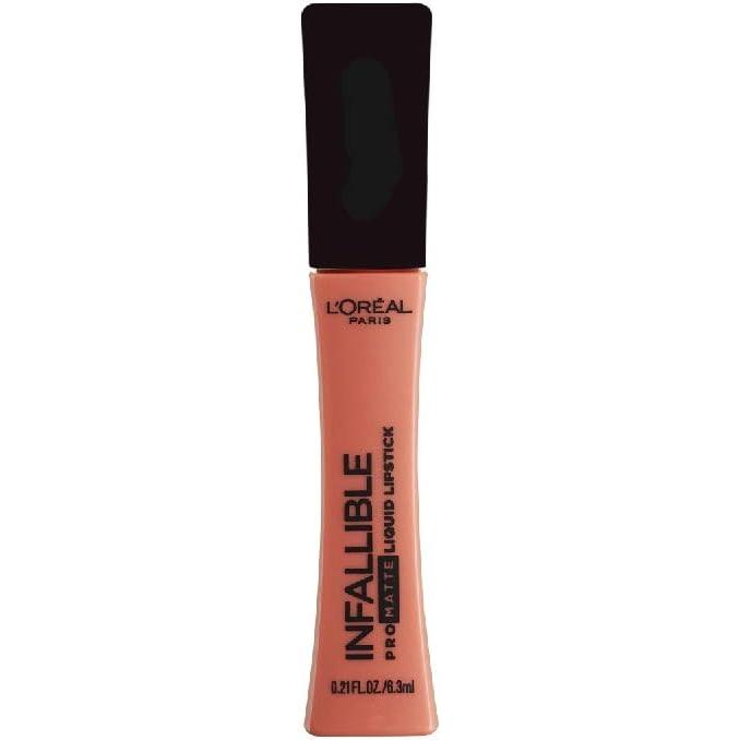 L'ORÉAL PARIS Infallible Matte Liquid Lipstick, 354 Nudist, 0.21 fl oz-071249358580-LR-315231-1-LR eShop