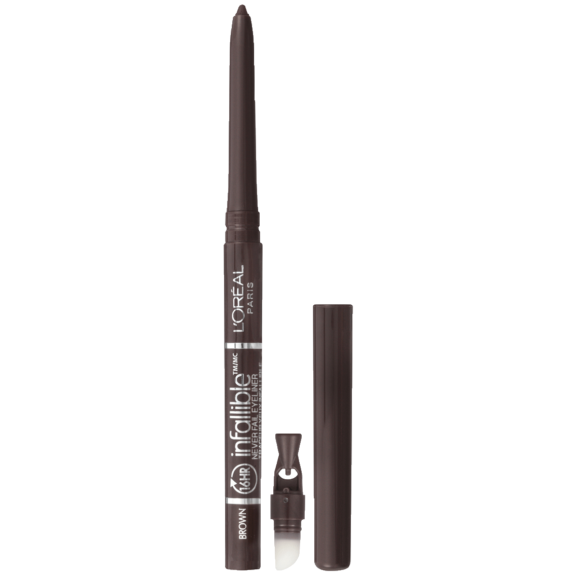 L'ORÉAL PARIS Infallible Never Fail Pencil Eyeliner with Built in Sharpener, 511 Black, 0.008 oz.-071249145234-LR-188107-2-LR eShop