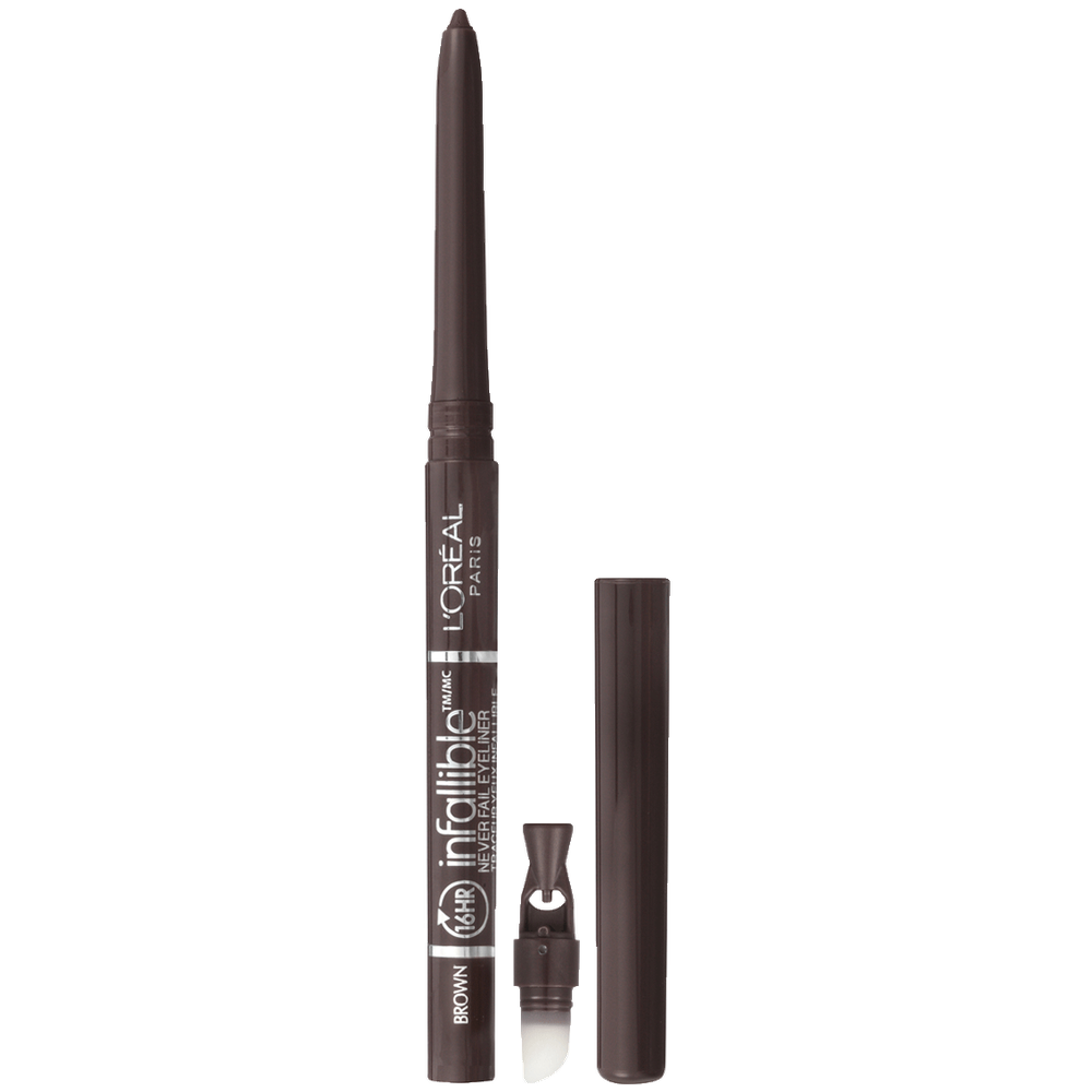 L'ORÉAL PARIS Infallible Never Fail Pencil Eyeliner with Built in Sharpener, 511 Black, 0.008 oz.-071249145234-LR-188107-2-LR eShop
