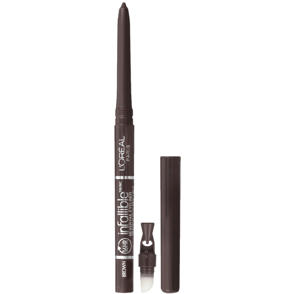 L'ORÉAL PARIS Infallible Never Fail Pencil Eyeliner with Built in Sharpener, 591 Carbon Black, 0.008 oz.-071249152416-LR-191598-2-LR eShop