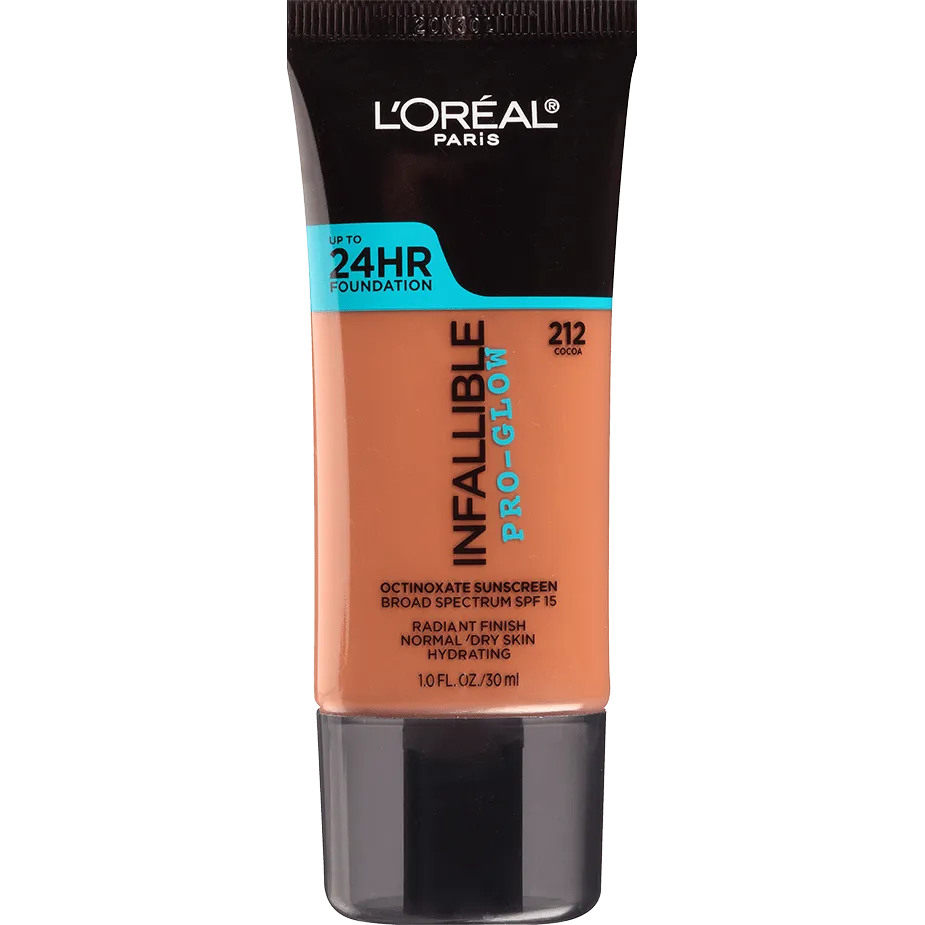 L'ORÉAL PARIS Infallible Pro-Glow Foundation, 212 Cocoa, 1 fl. oz.-071249330548-LR-300982-1-LR eShop