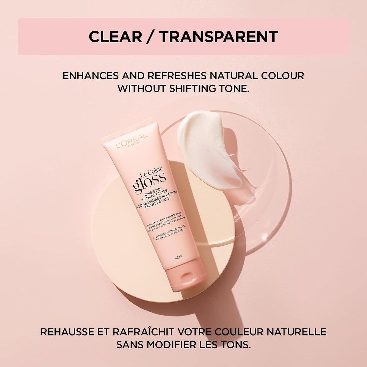 L'ORÉAL PARIS Le Color One Step Toning Hair Gloss - Clear-071249409800-LR-361832-7-LR eShop