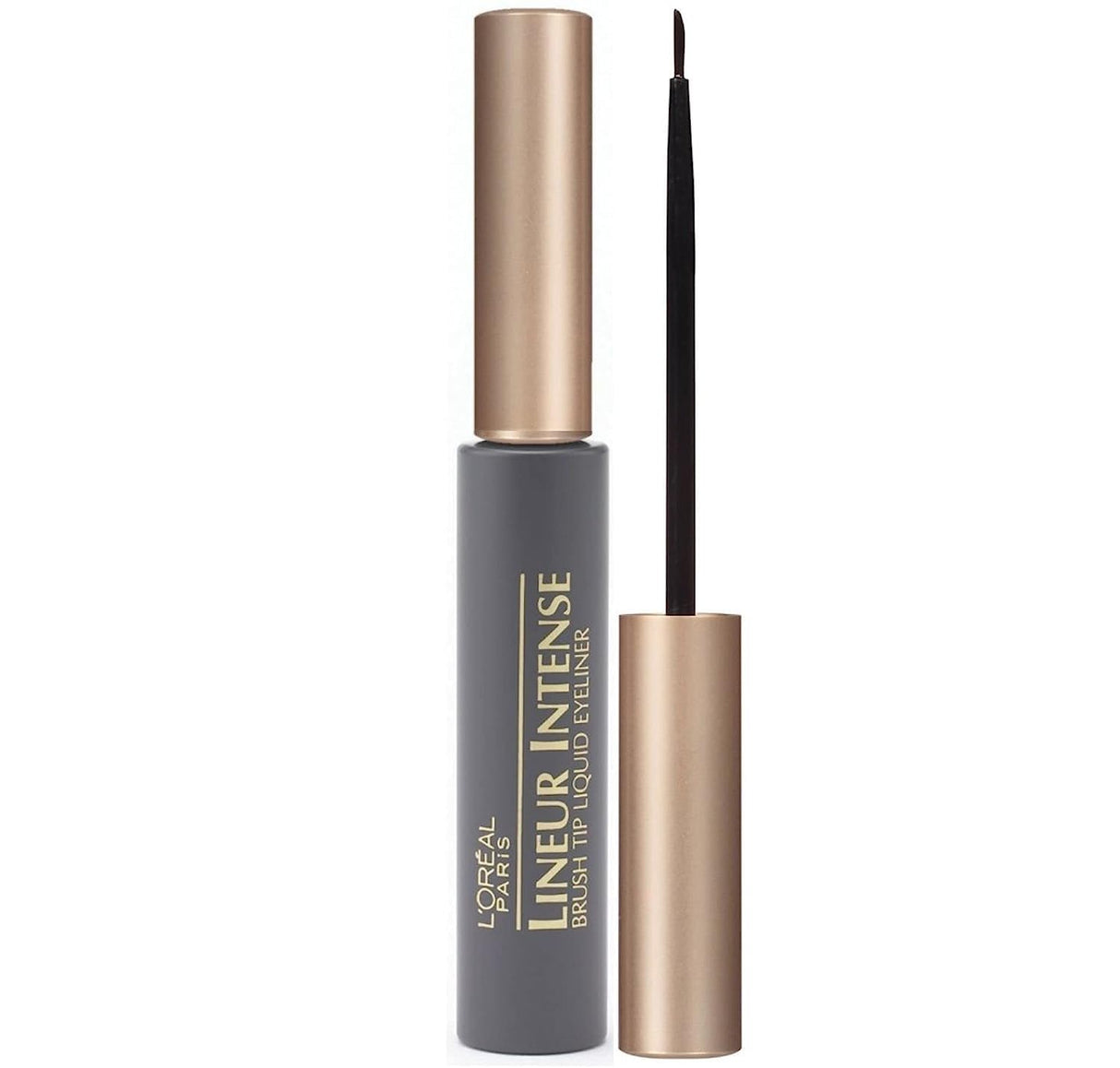 L'ORÉAL PARIS Lineur Intense Brush Tip Liquid Eyeliner, 710 Black, 0.24 fl. oz.-071249855010-LR-120105-3-LR eShop