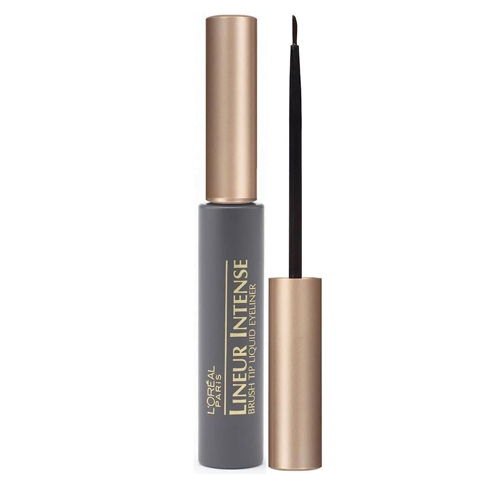L'ORÉAL PARIS Lineur Intense Brush Tip Liquid Eyeliner, 710 Black, 0.24 fl. oz.-071249855010-LR-120105-3-LR eShop